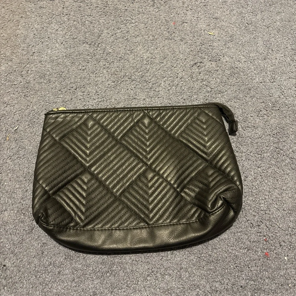 Primark Black Makeup Organizer with Quilted Design